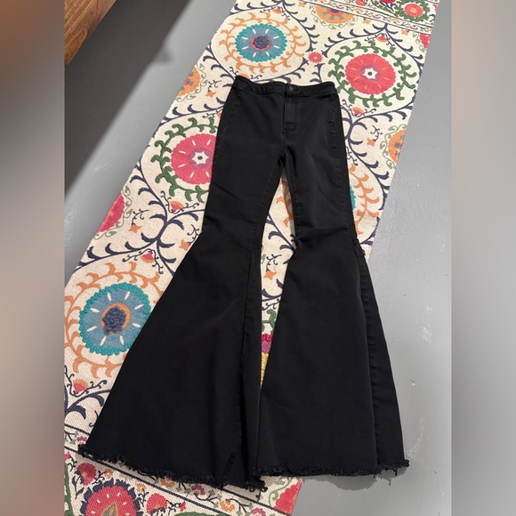 We The Free Denim - We The Free Black extra  Flared Women's Jeans size 25